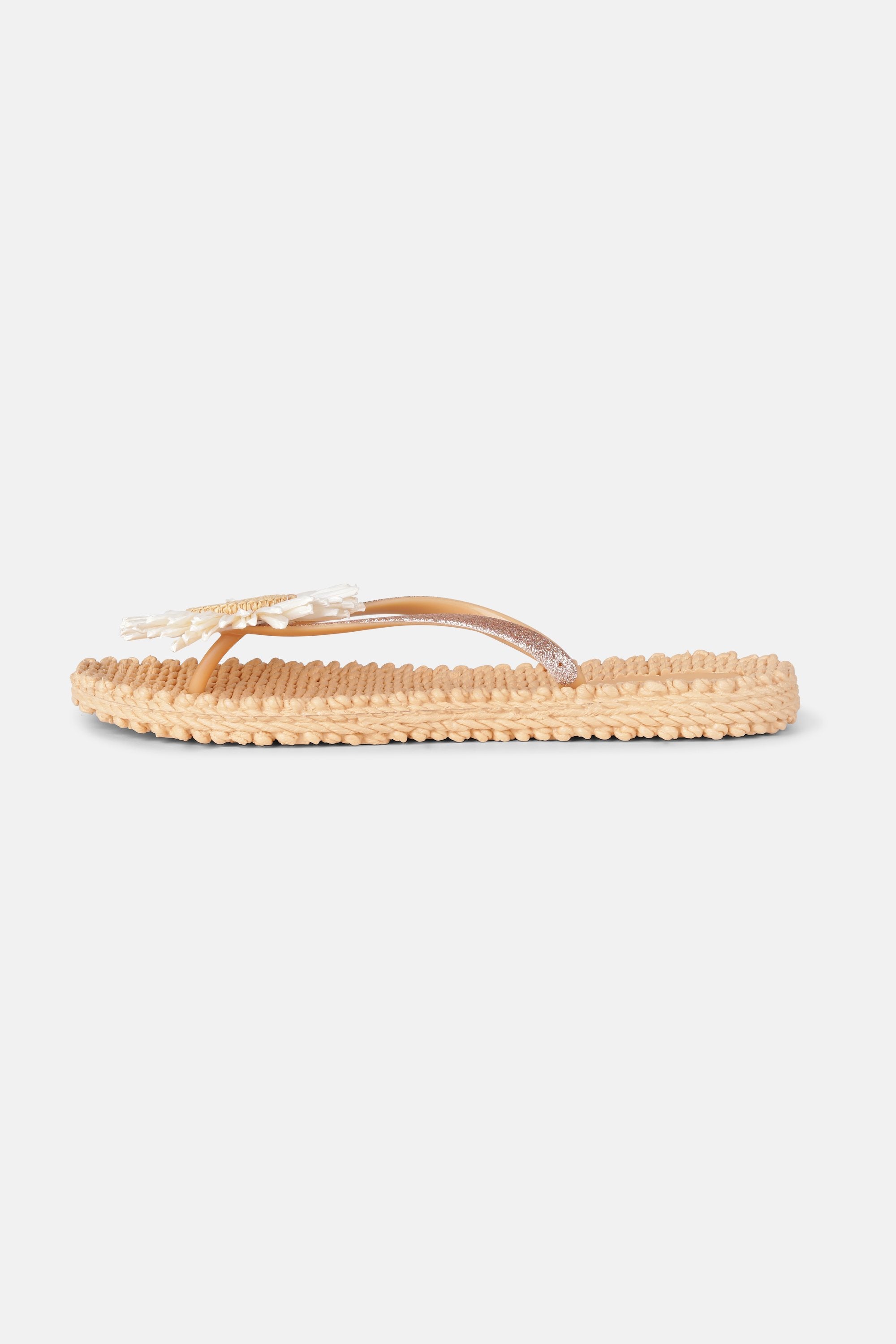 Flip-flops Blomma - Beige